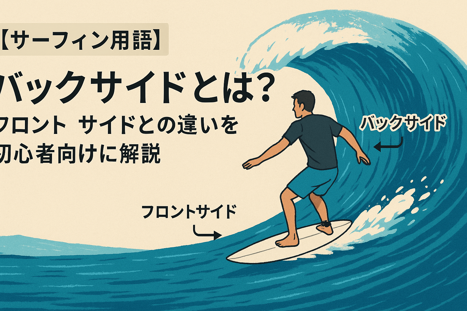 バックサイドとは？フロントサイドとの違いや乗り方のコツを解説 | 波