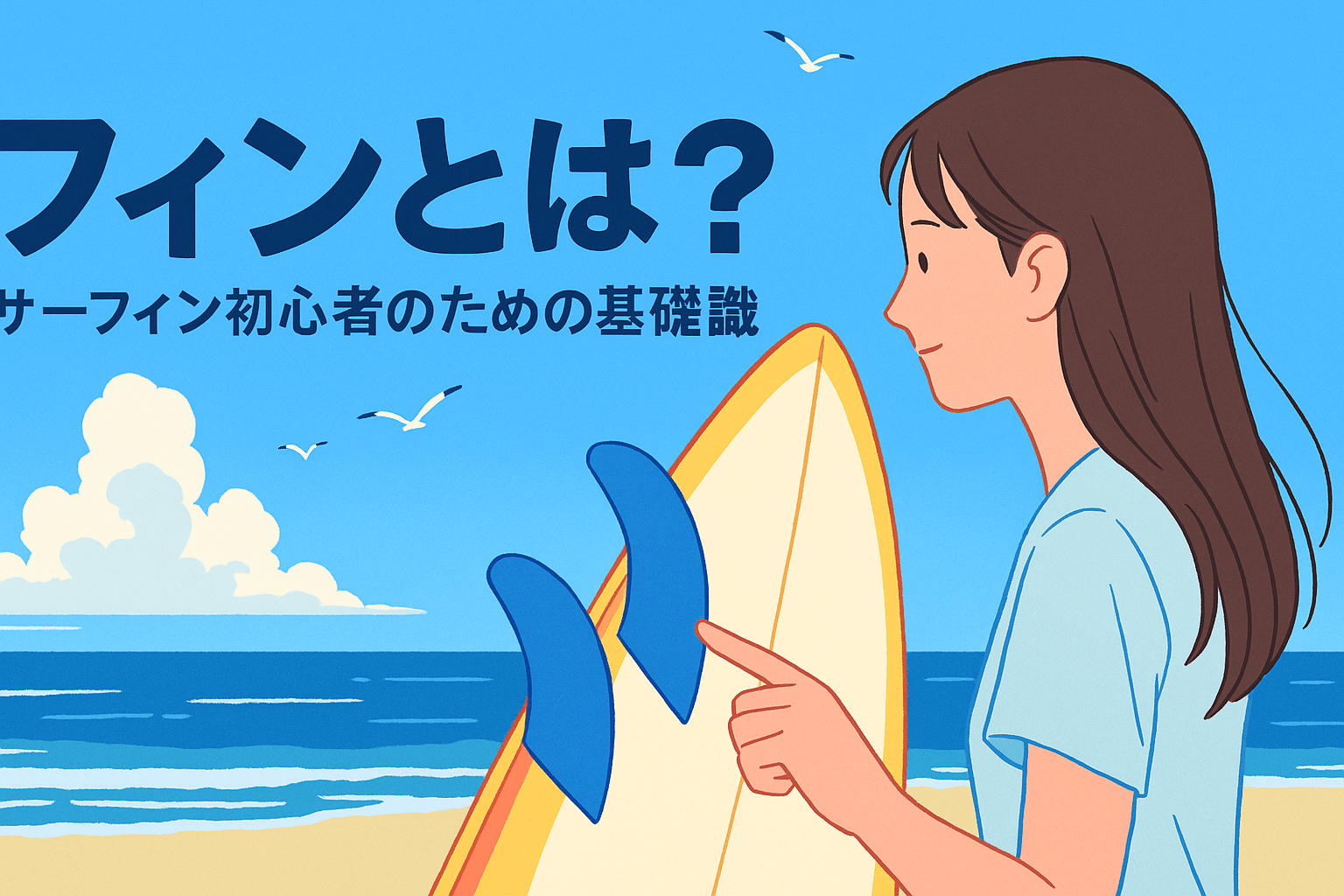 フィンとは？サーフィン初心者が知っておきたい役割と種類をやさしく