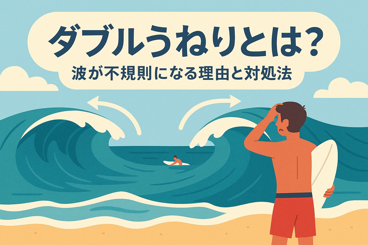 ダブルうねりとは？サーフィン初心者が知っておきたい複雑な波の正体 
